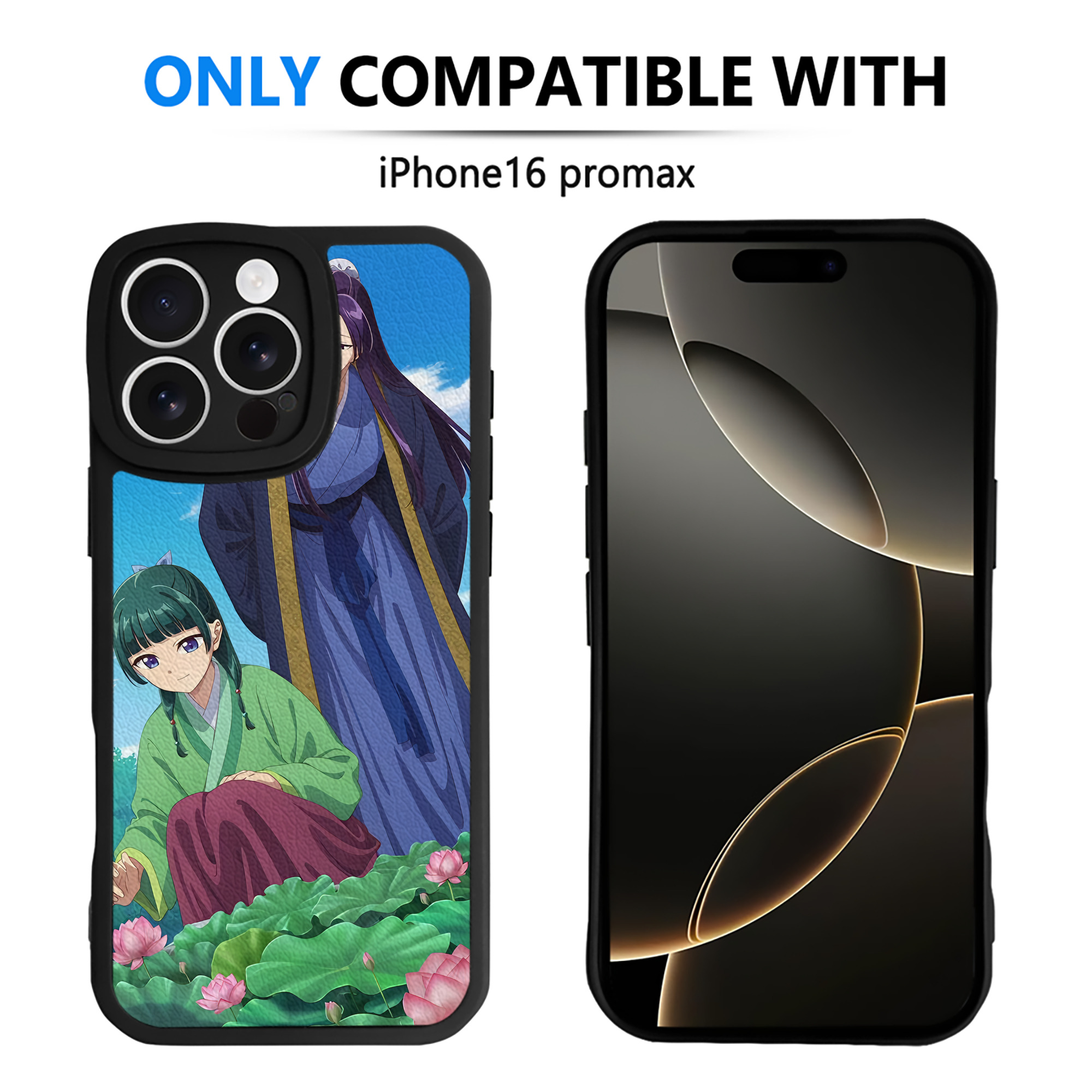 薬屋のひとりごと The Apothecary Diaries 【iPhone 16シリーズ対応】シリコンスマホケース（レザー調） 材質：シリコン
